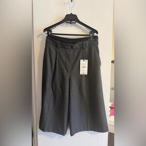 Zara Long Wool Bermuda Shorts